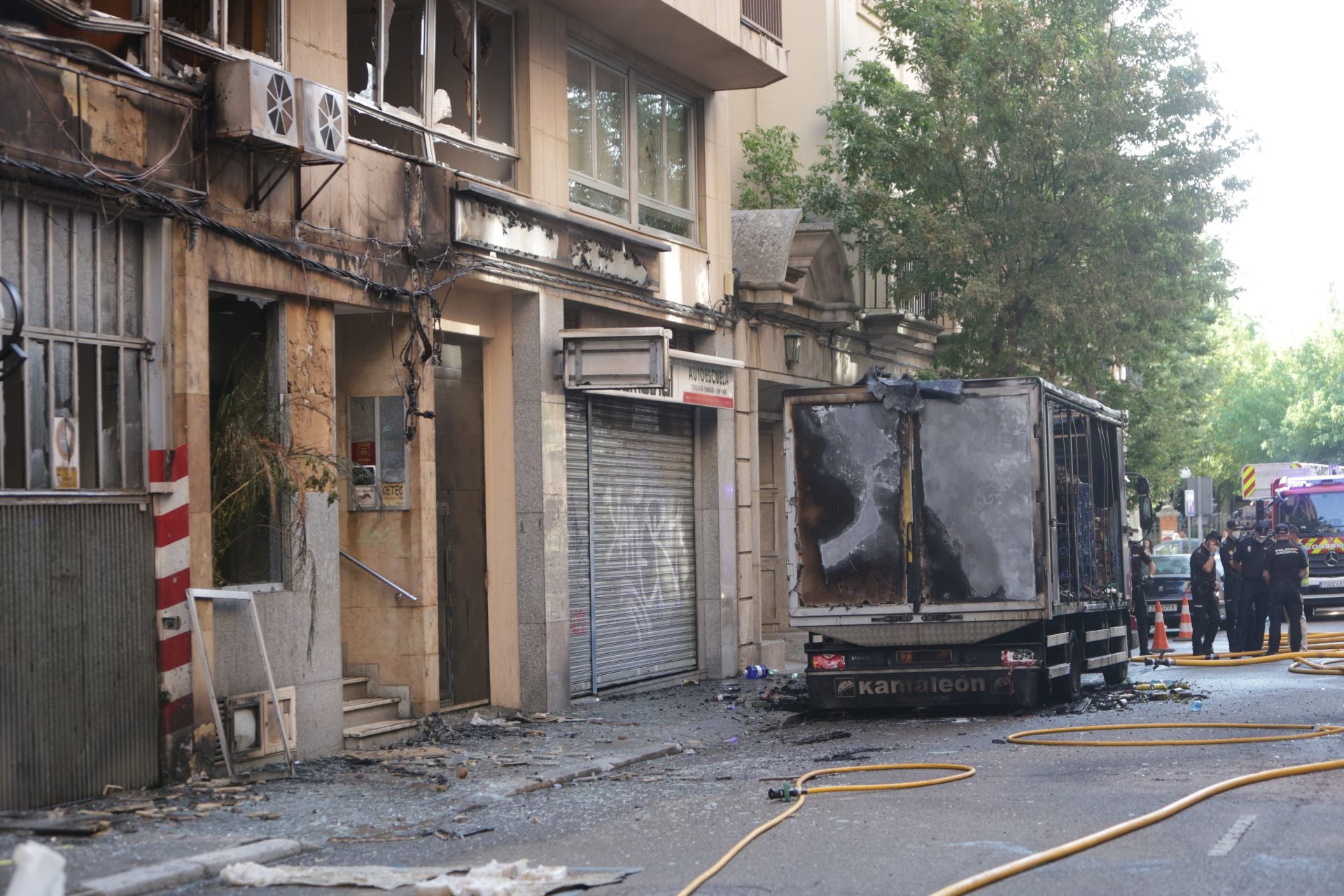 Las imágenes de la explosión de gas en Zamora