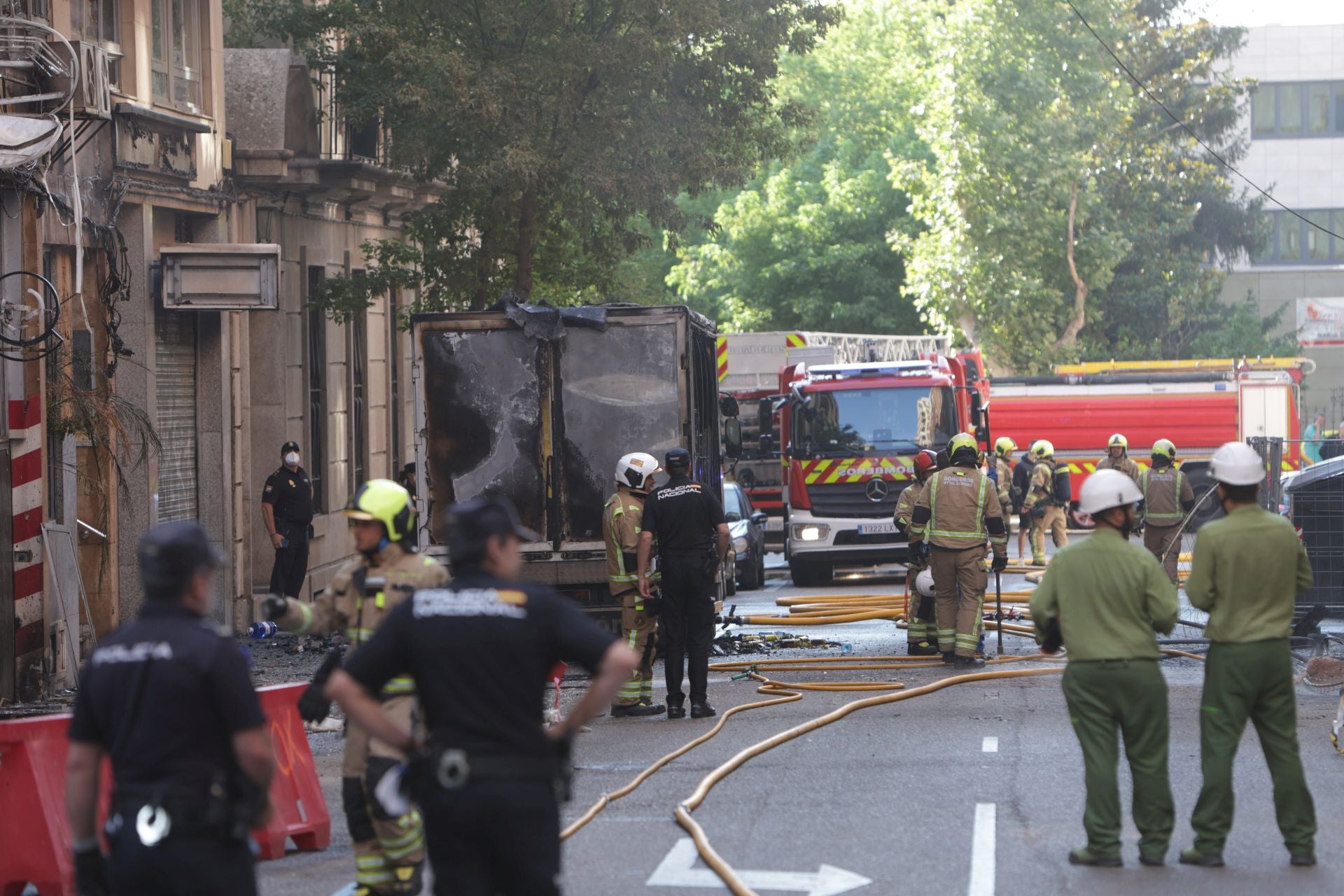 Las imágenes de la explosión de gas en Zamora