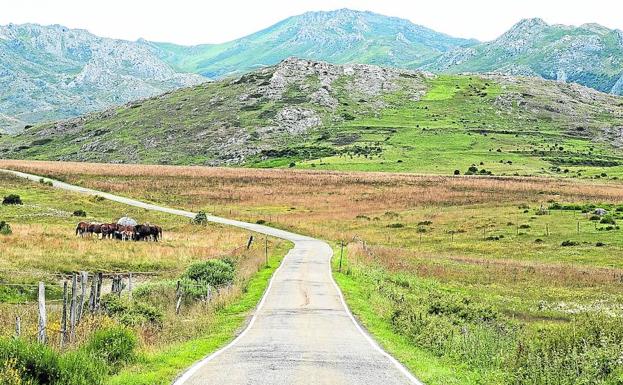 Una imagen de la comarca de Babia en León.