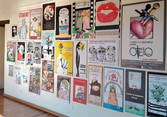 Obras de carteleria realizada por M. Sierra.