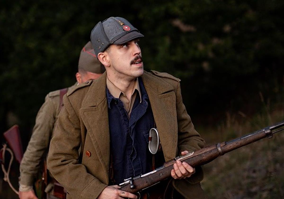 Imagen de la recreación histórica de 'Noche en las trincheras'.