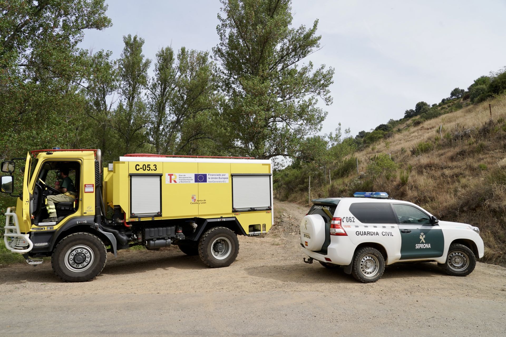 Las imágenes del incendio de Olleros de Alba