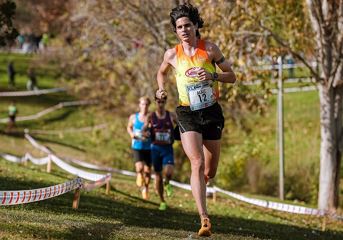 Rober Alaiz en una carrera.