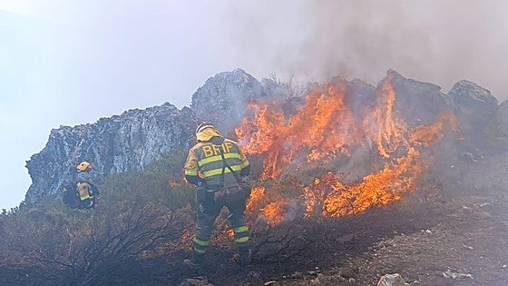 «Hay casas afectadas, el cementerio ha ardido» y «si no lo extinguen habrá que evacuar»