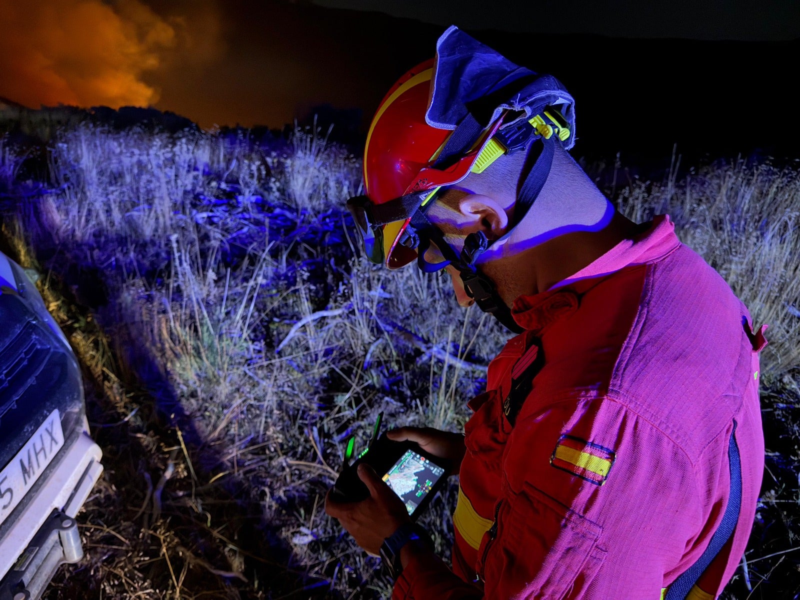 Las imágenes de los incendios de Yeres y Orallo