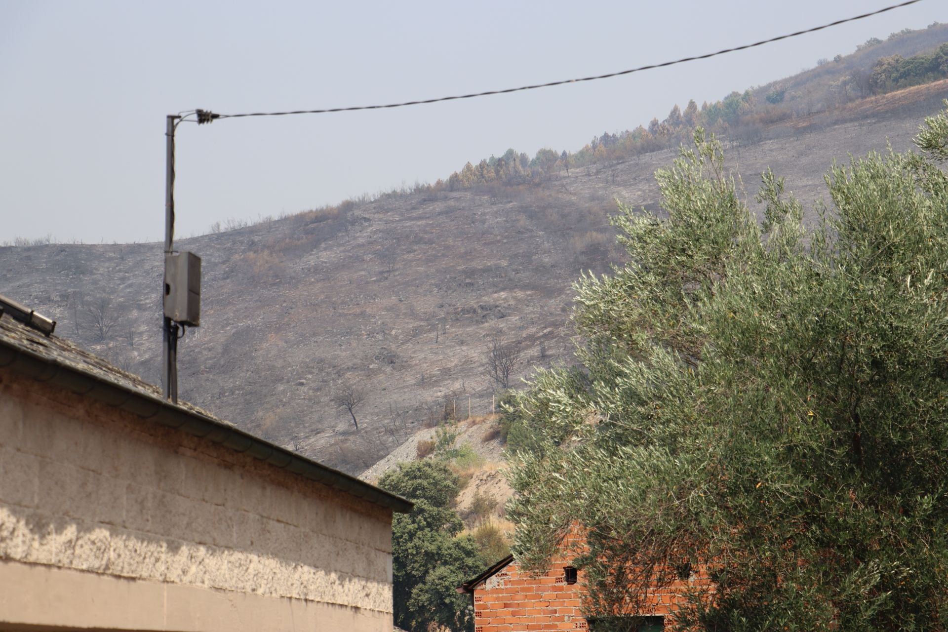 Imágenes del incendio de Yeres