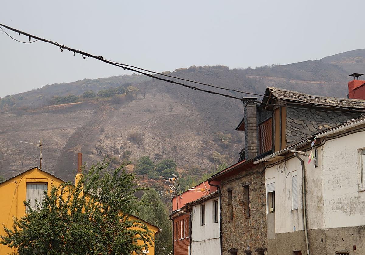 Imágenes del incendio de Yeres