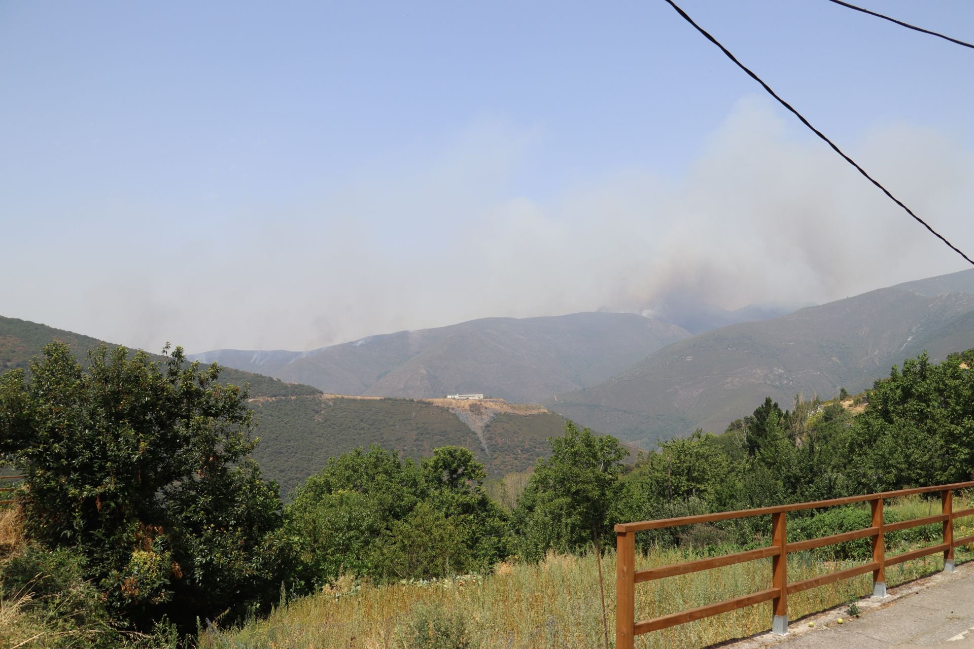 Imágenes del incendio de Yeres