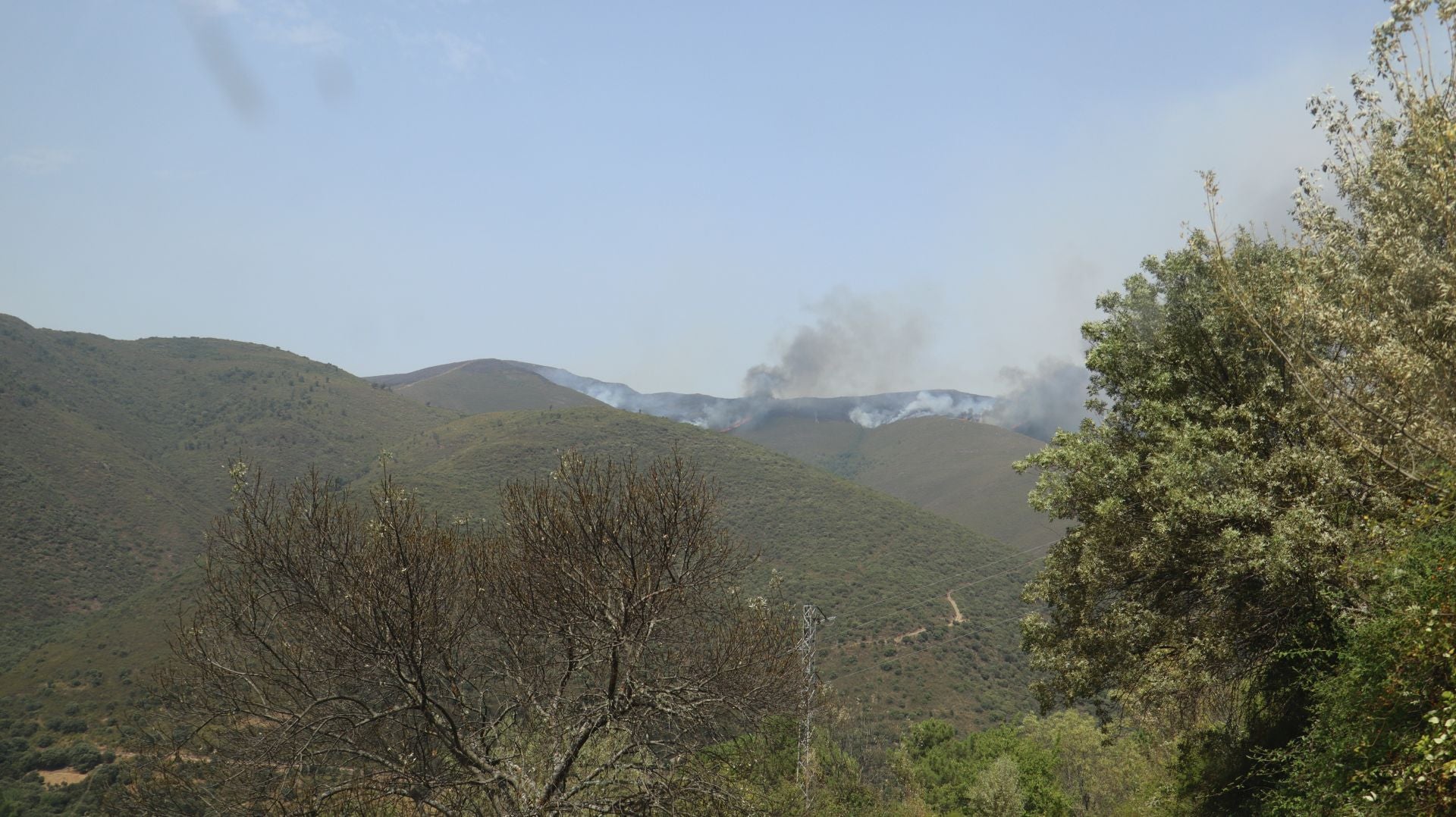 Imágenes del incendio de Yeres