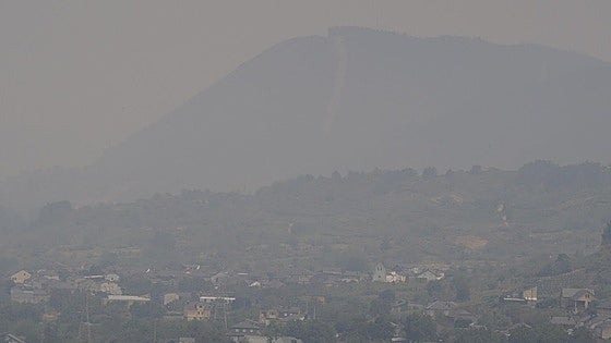 Los incendios en la provincia afectan gravemente a la calidad del aire en León