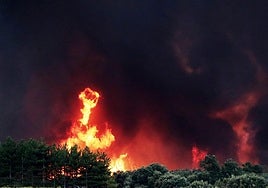 Vecinos en San Esteban de Nogales.