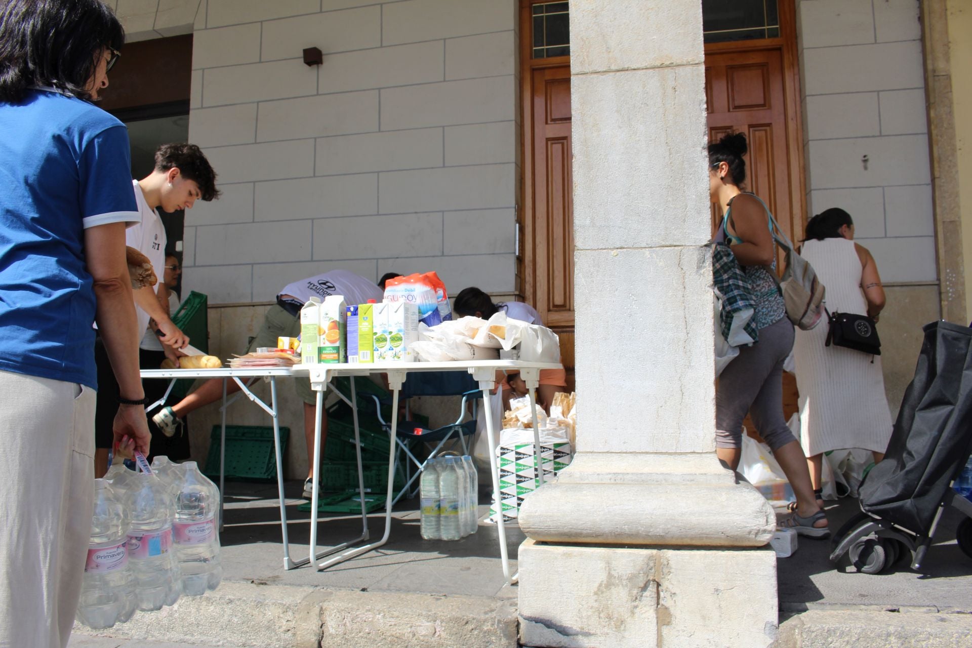Recogida de alimentos para los afectados por los incendios de León