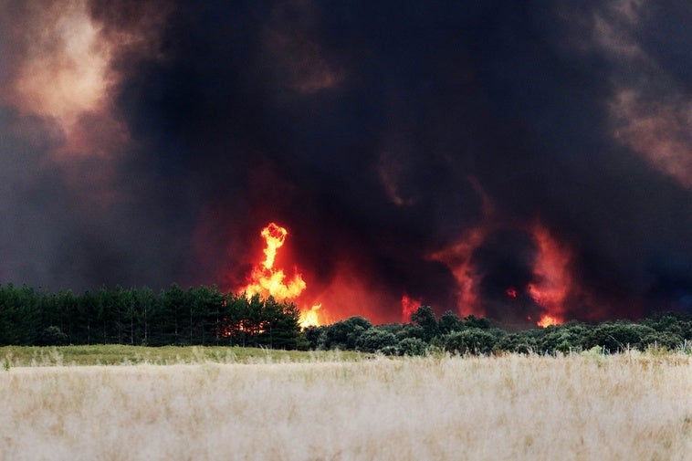 Pésame unánime en España por la víctima mortal en los incendios de León