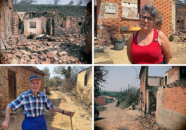 Maite López y Ángel Barrio, vecinos de la localidad.