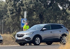 Imagen de una de las carreteras cortadas el jueves 14 de agosto.