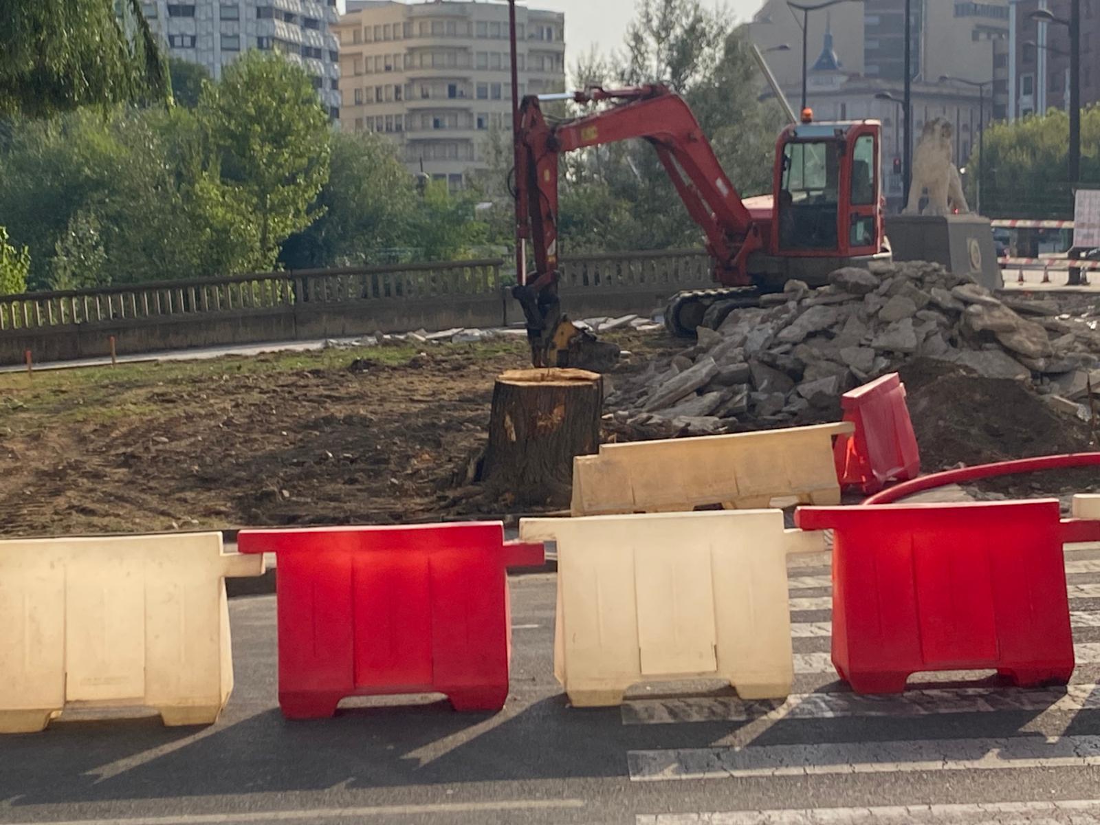 Arranca la cuenta atrás en la obra ya visible del Puente de los Leones