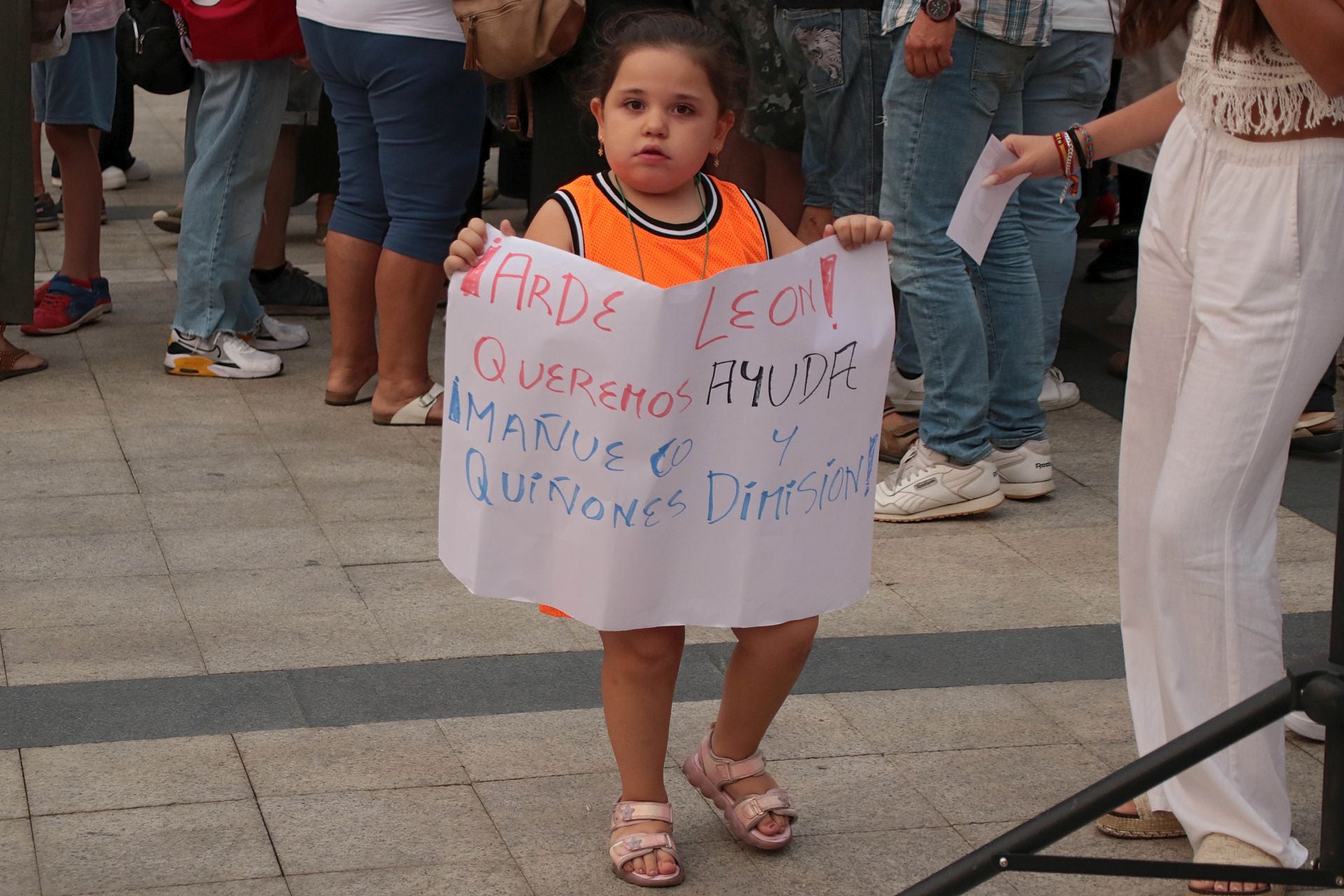 La Bañeza exige el nivel 3 de emergencia por los incendios de la provincia