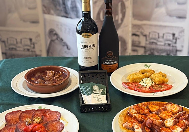 Comida tradicional con materia prima de calidad