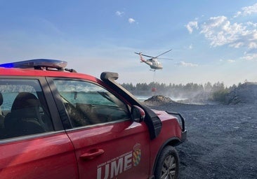 El incendio que saltó de Zamora empaña una jornada «positiva» en León