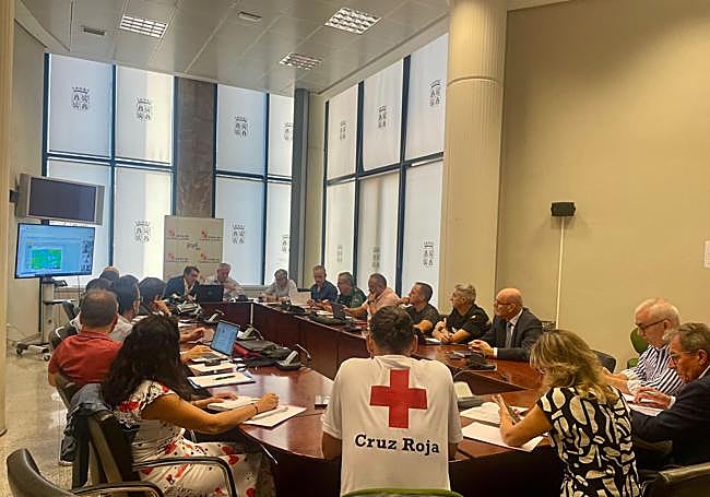 Cecopi provincial en León el 25 de agosto.