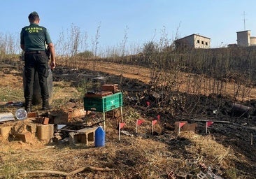 Detenido un hombre de 75 años como supuesto autor del incendio de Molinaseca