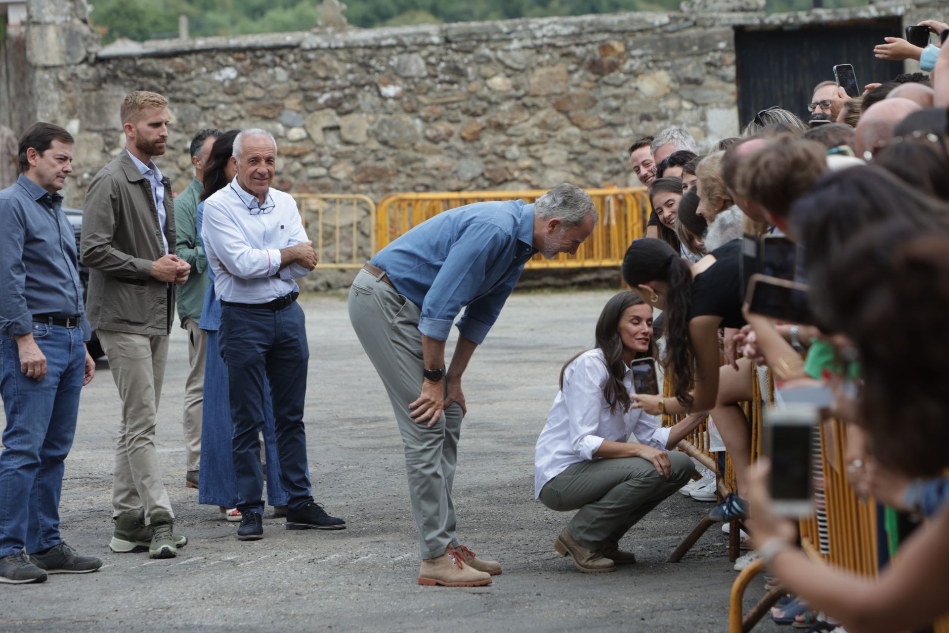 Los reyes visitan Sanabria antes de llegar a Las Médulas