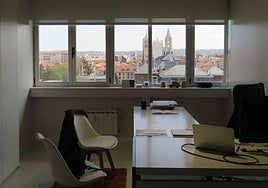Imagen de archivo de unas oficinas en León.