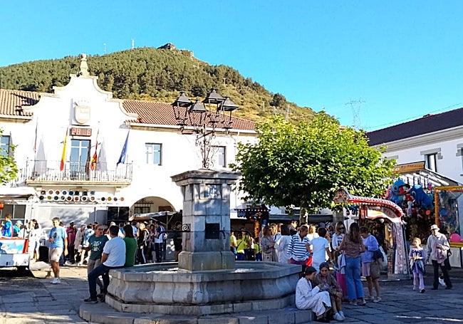 Ambiente festivo en Villamanín.