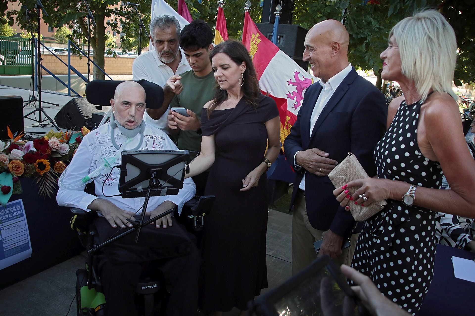 Otro momento del acto.