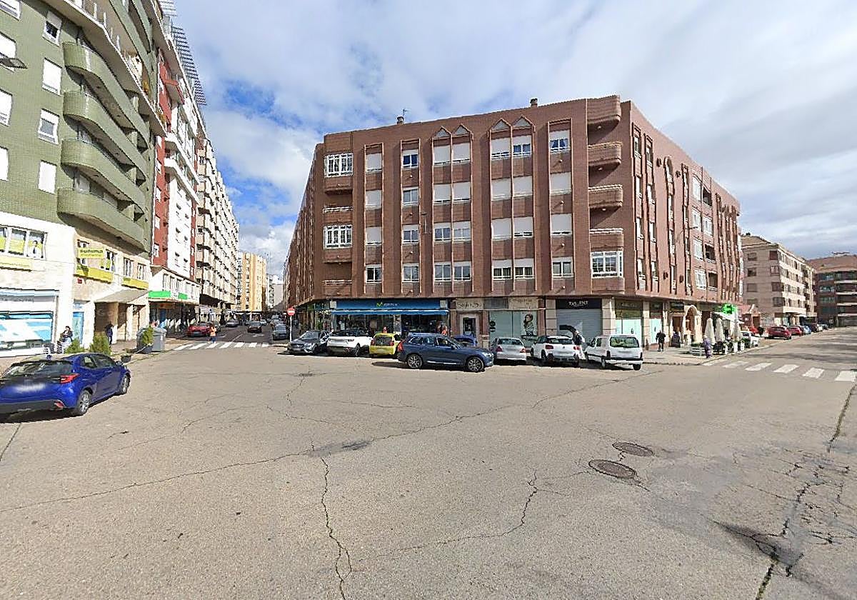 Lugar aproximado del atropello en el final de la calle Fuentes y el inicio de Fray Luis de León.