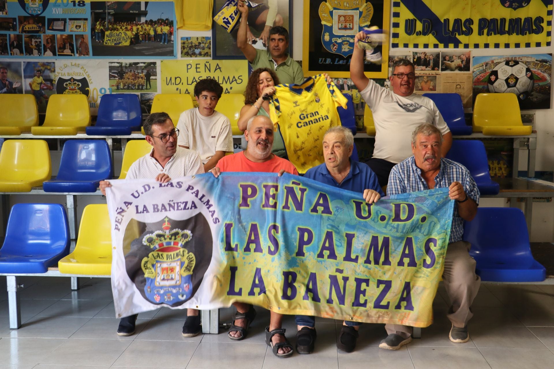El rincón de La Bañeza dedicado a la pasión por Las Palmas