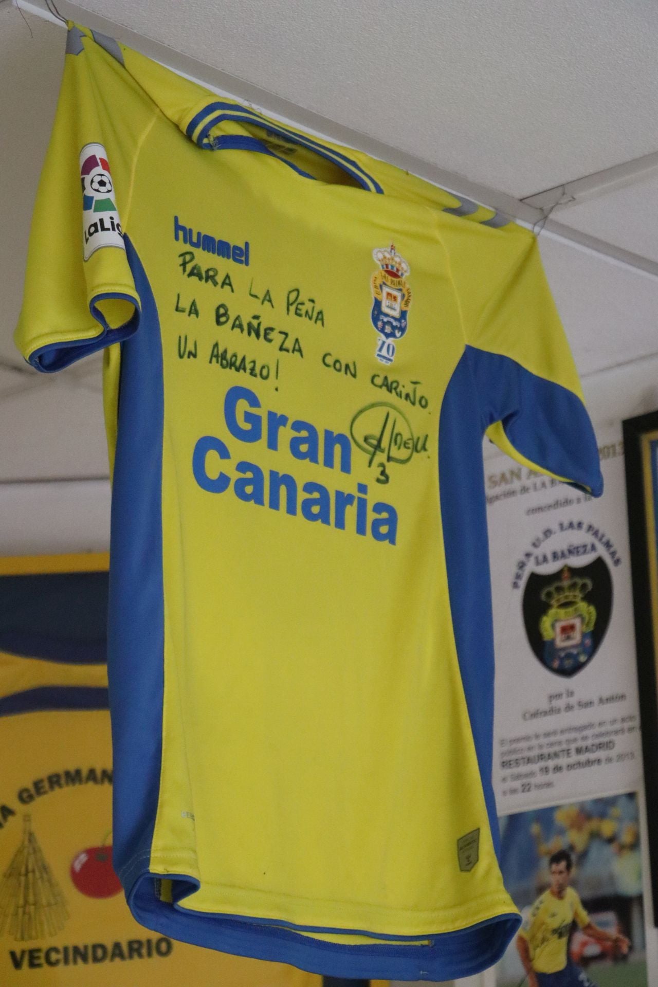 El rincón de La Bañeza dedicado a la pasión por Las Palmas