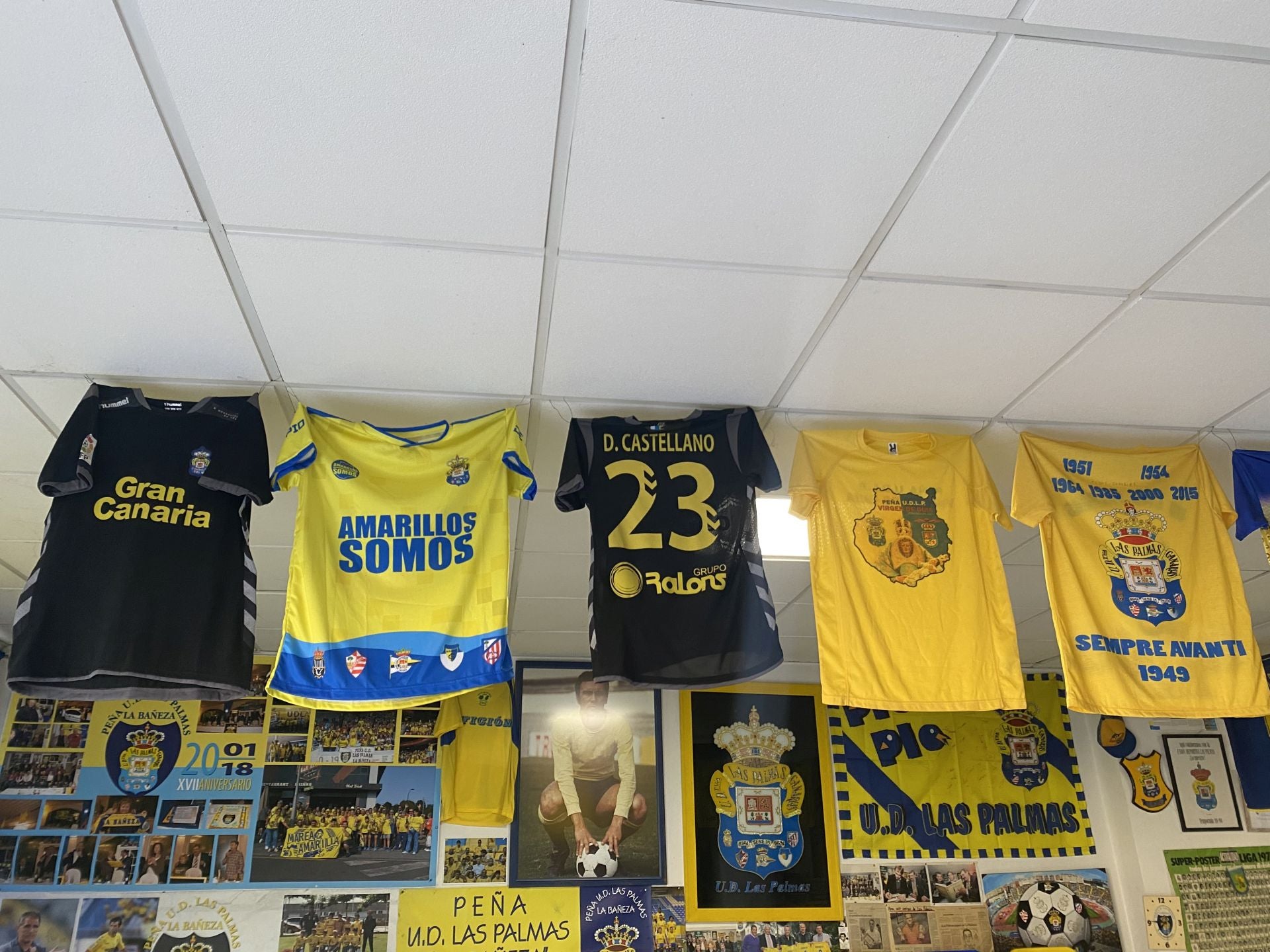 El rincón de La Bañeza dedicado a la pasión por Las Palmas