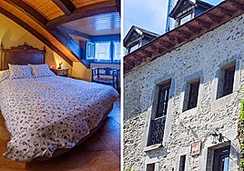 Imagen de los dos hoteles rurales de Murias de Paredes.