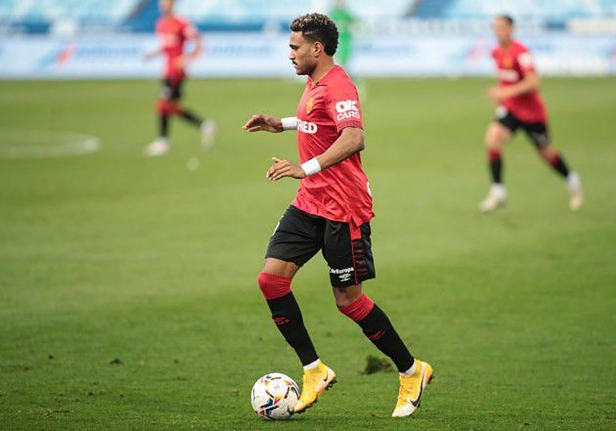 Jordi Mboula, durante su trayectoria en Mallorca