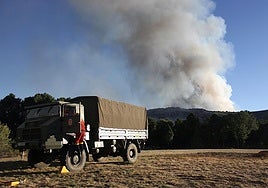 Incendio de Castrocontrigo en 2012.