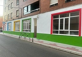 Entrada a la escuela infantil.