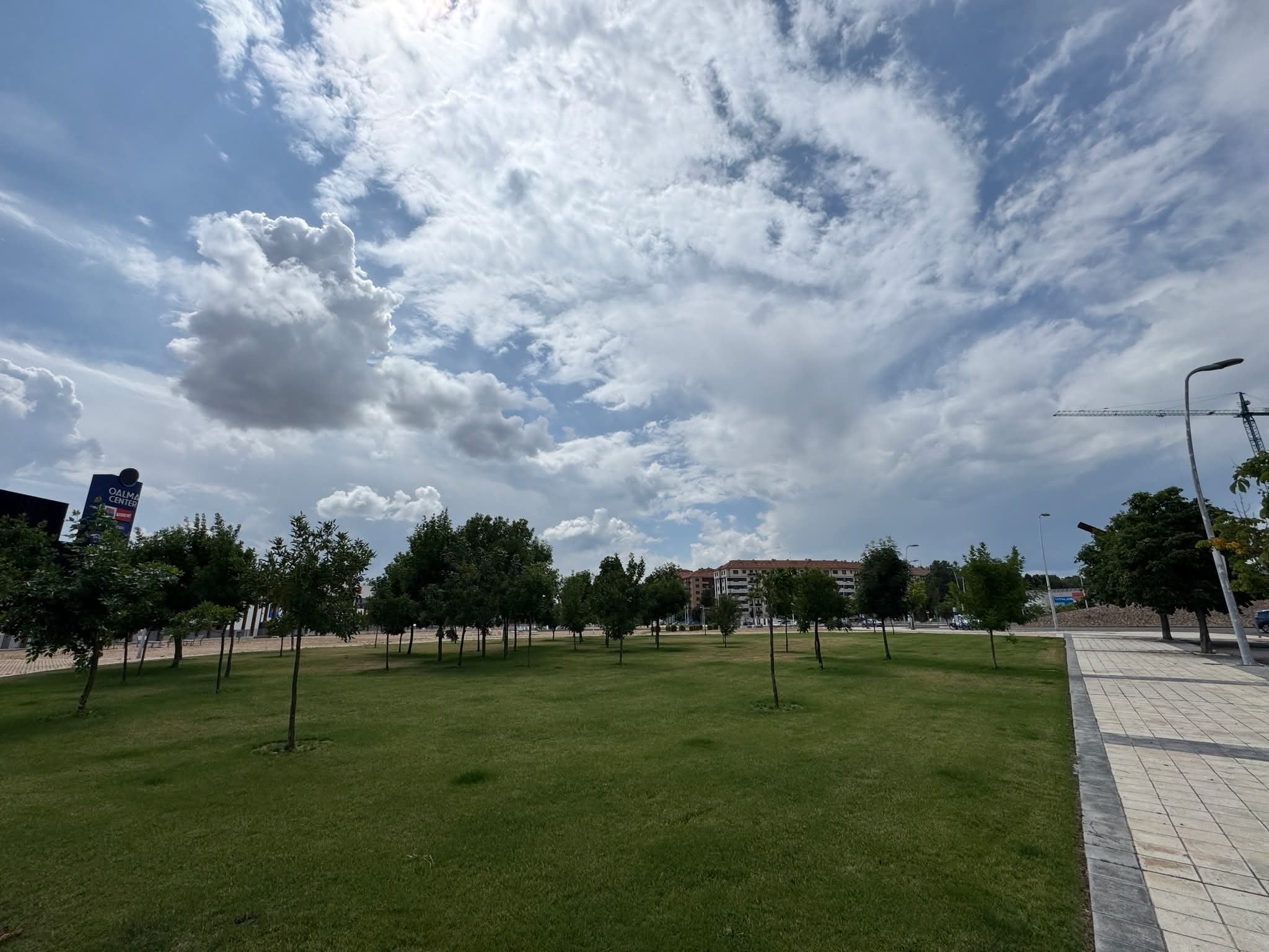 Imagen de uno de los parques actuales del barrio de La Lastra