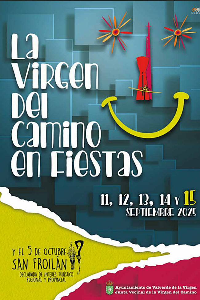 Cartel promocional fiestas de La Virgen del Camino 2025