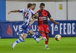 Undabarrena, en el partido ante el Avilés.