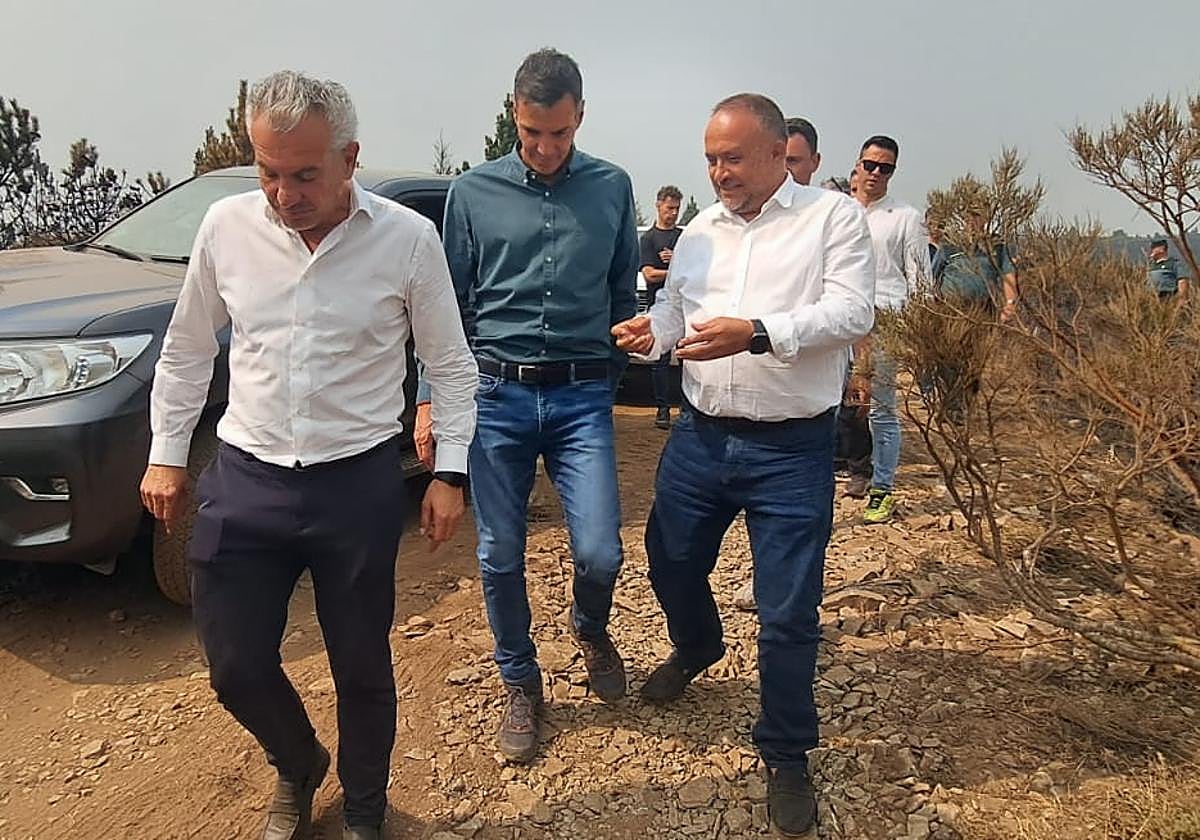 En directo, Pedro Sánchez visita la base de las BRIF en Tabuyo del Monte