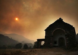 Incendio forestal de Fasgar.