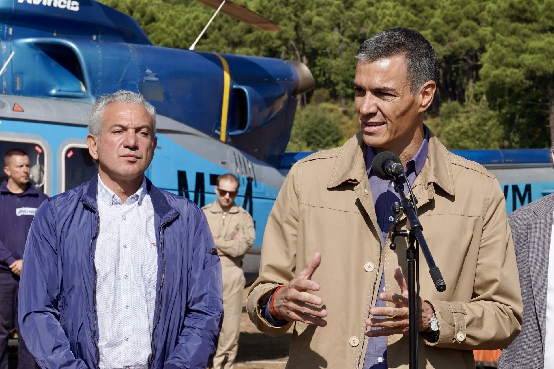 Las imágenes de la visita de Pedro Sánchez a León