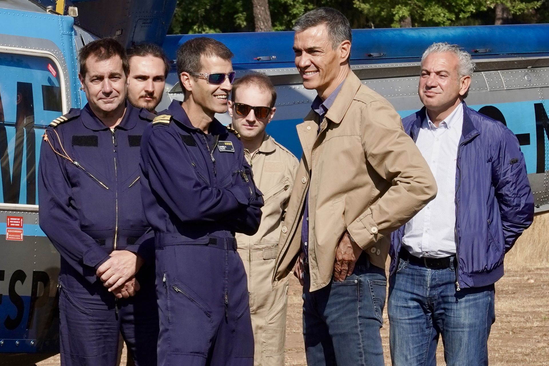 Las imágenes de la visita de Pedro Sánchez a León