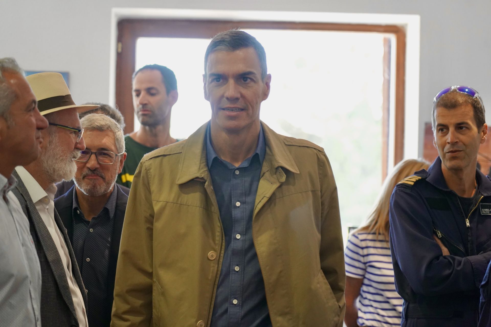 Las imágenes de la visita de Pedro Sánchez a León