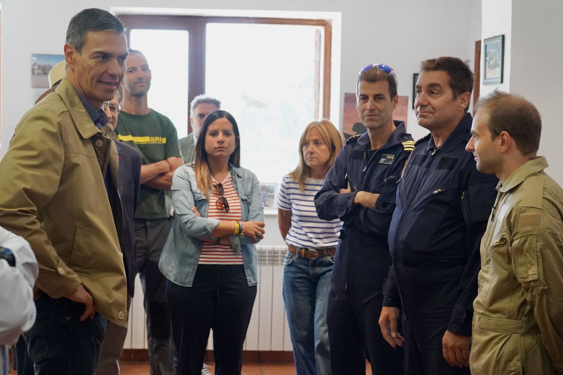 Las imágenes de la visita de Pedro Sánchez a León