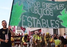 Imagen de la marcha organizada como protesta