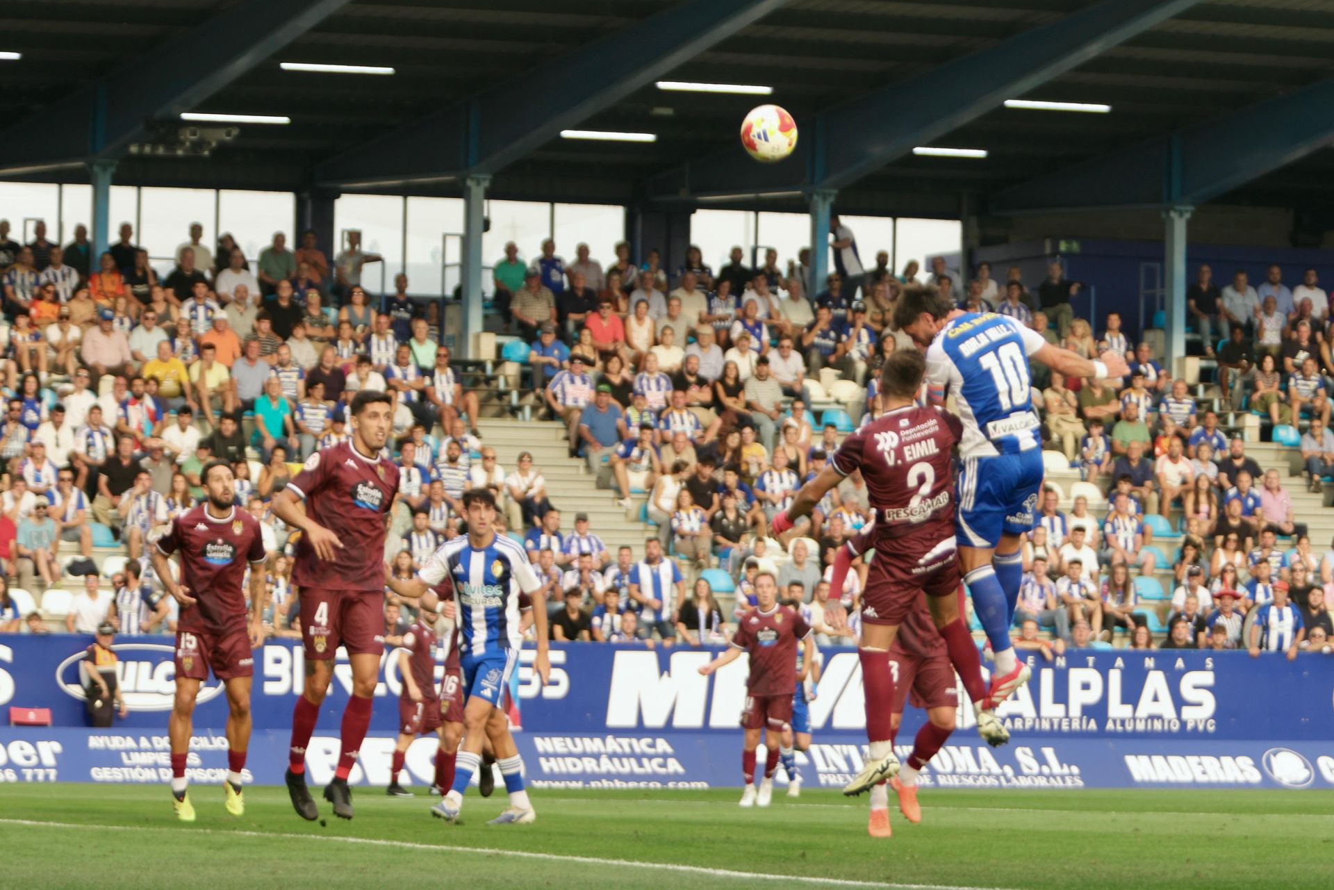 Las mejores imágenes del Ponferradina-Pontevedra
