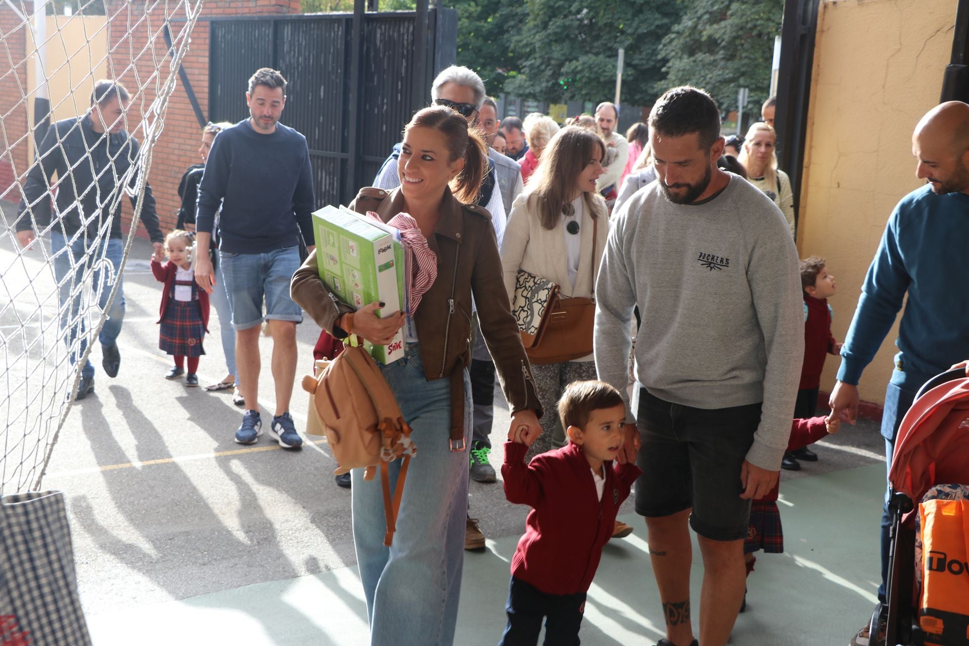 Las imágenes de la emotiva vuelta al cole en León