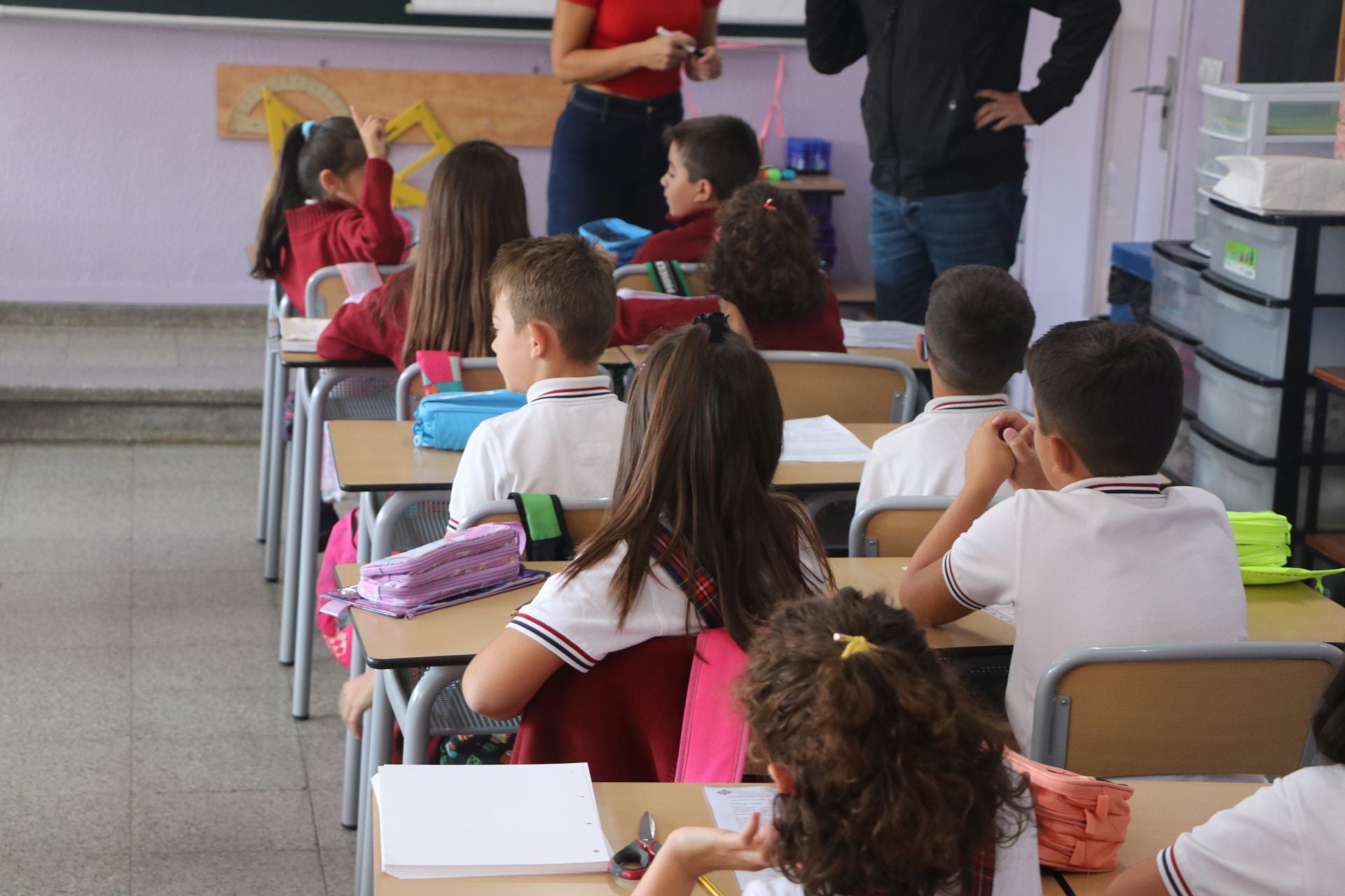 Las imágenes de la emotiva vuelta al cole en León